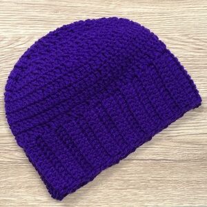 Purple Knit Women's Hat